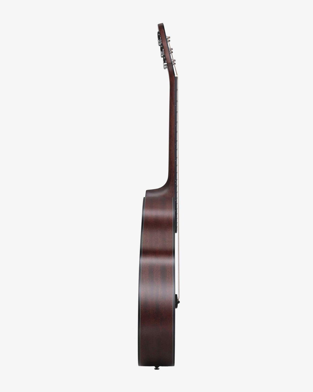 Mahogany side of grand concert guitar