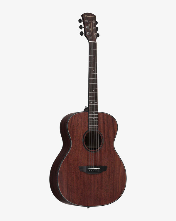 Orangewood Oliver Mahogany Left-Handed left-handed acoustic guitar, front view