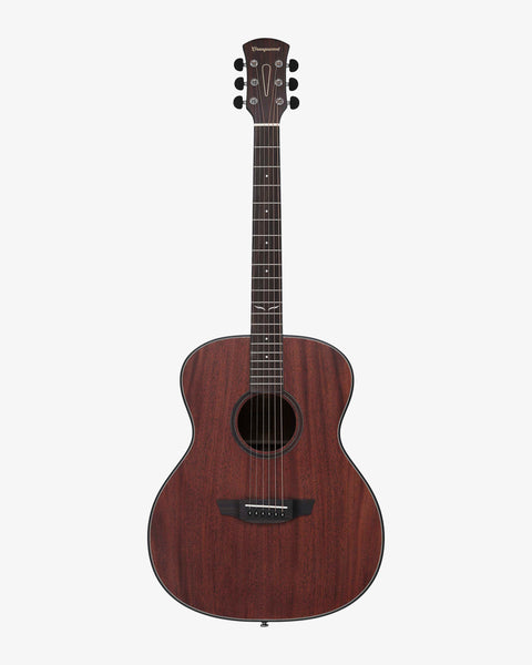 Orangewood Oliver Mahogany Left-Handed left-handed acoustic guitar, front view
