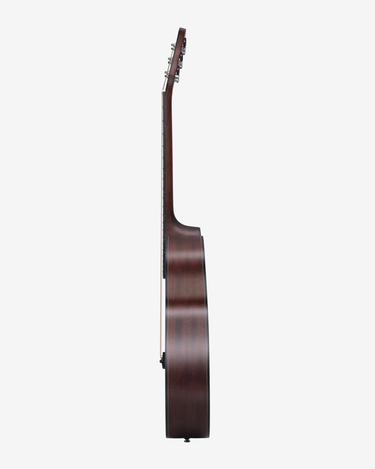 Mahogany Side of left-handed grand concert guitar