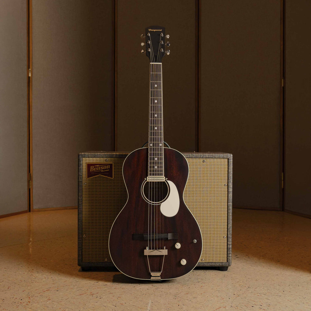 Juniper II Mahogany Live Rubber Bridge - Almost Perfect
