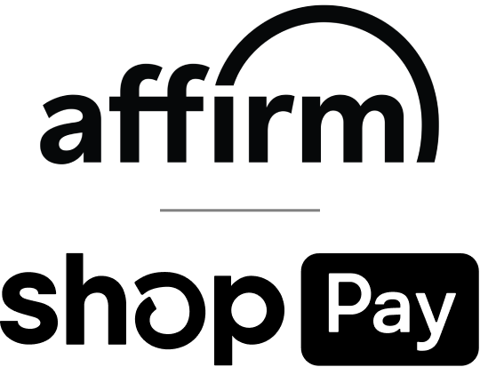 affirm and shop pay logos