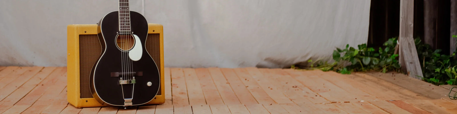 juniper black rubber bridge guitar